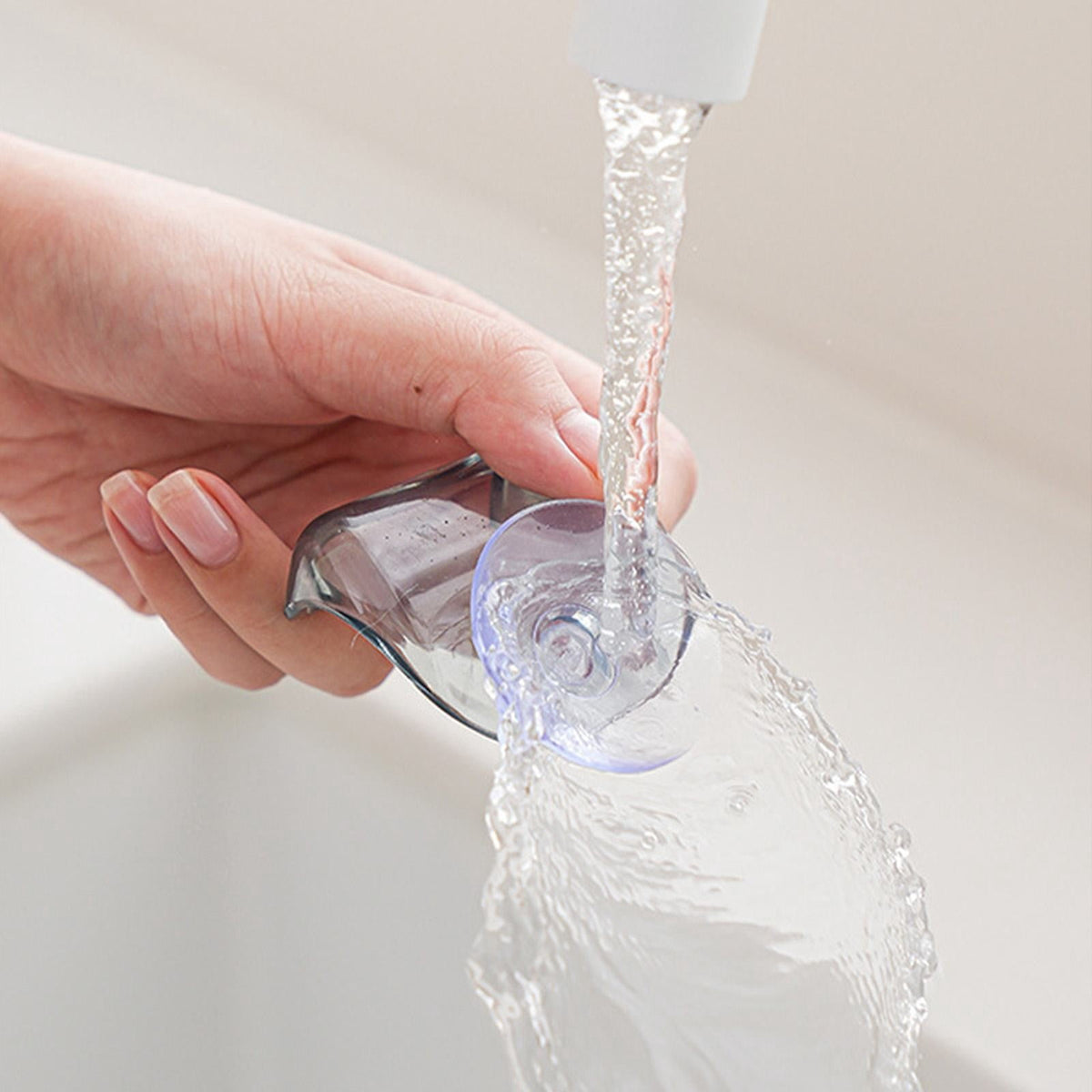 Suction Cup Shower Hooks for Razor, Loofah and Squeegee, Damage-Free Bathroom Wall Holder - Image 6