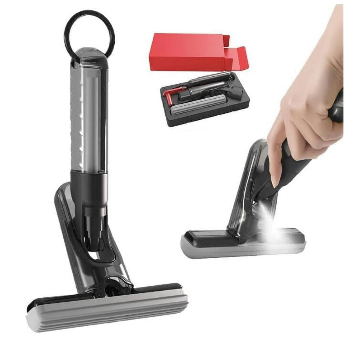 Mini Countertop Spray Mop with Built-In Bottle for Kitchen and Bathroom Surfaces - Image 2