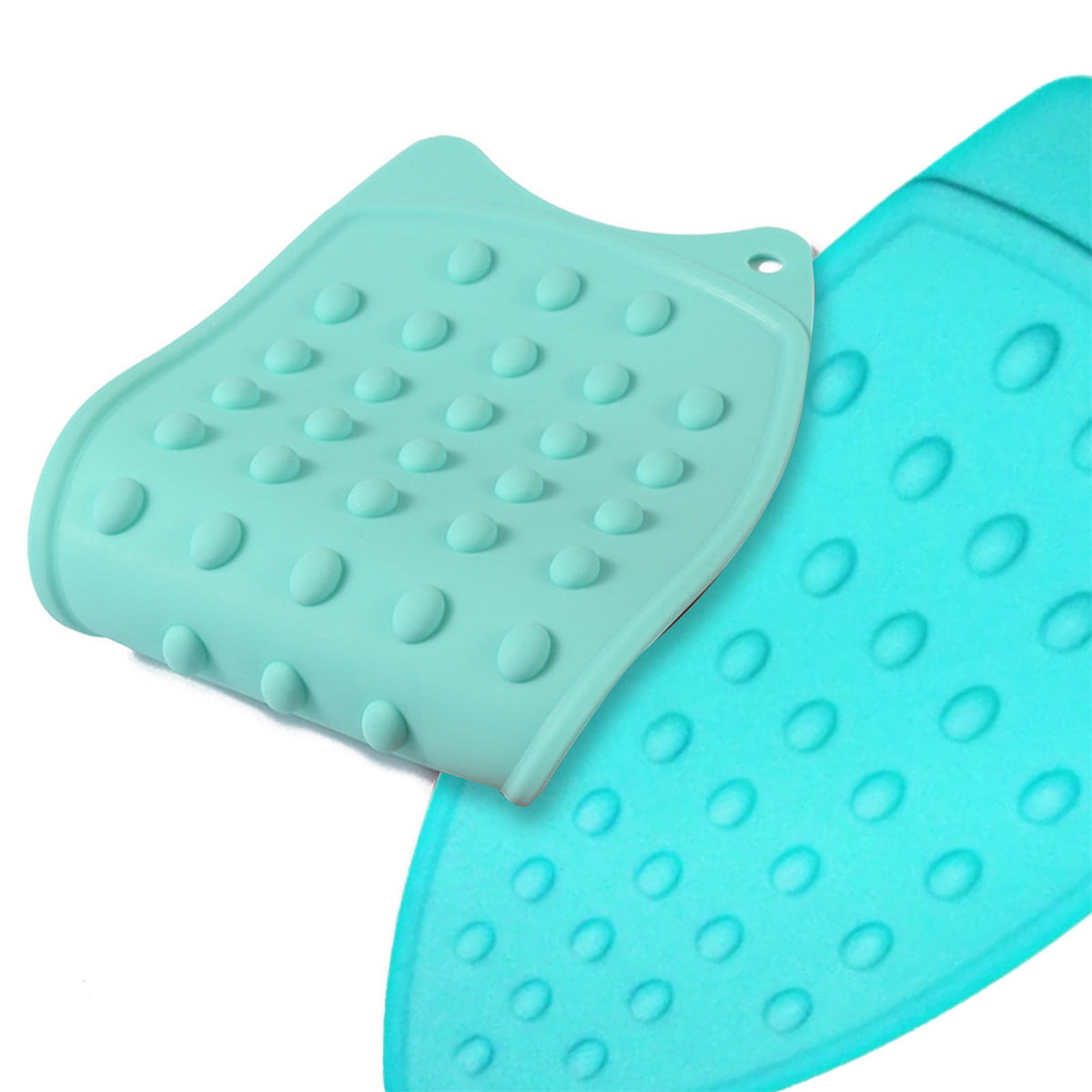 Silicone Mini Iron Rest Pad, Heat-Resistant Mat for Ironing Board, Sewing and Quilting, Sky Blue - Image 5