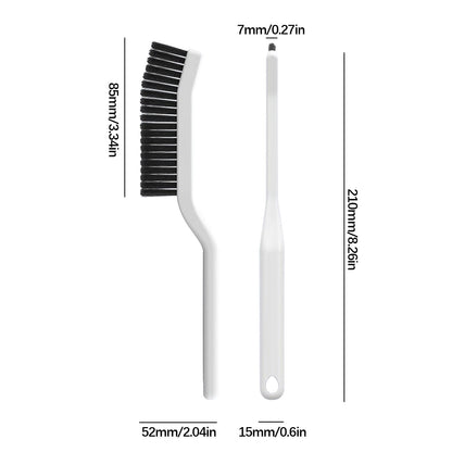 Dual-Head Grout Brush with Stiff Bristles for Tile Gaps in Bathroom and Kitchen - Image 4