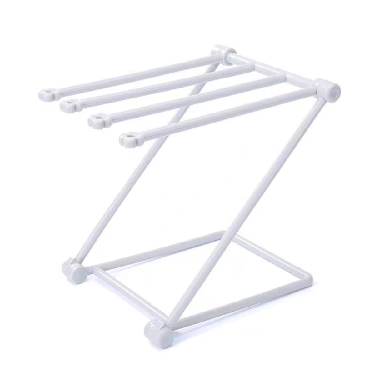 Foldable Countertop Towel Drying Rack for Kitchen Cloths and Rags, Lightweight