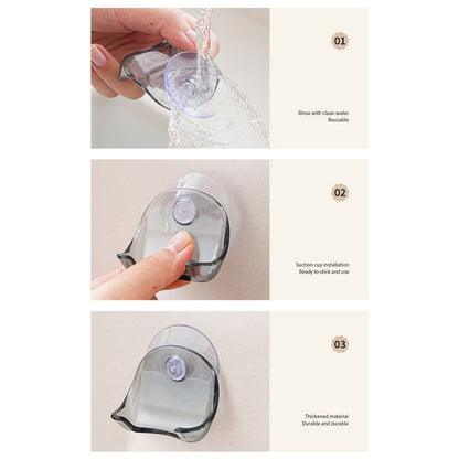 Suction Cup Shower Hooks for Razor, Loofah and Squeegee, Damage-Free Bathroom Wall Holder - Image 4