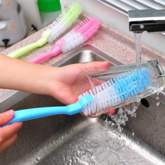 Long-Handle Bottle and Cup Cleaning Brush with Hanging Hole, 11.8 Inch - Image 2
